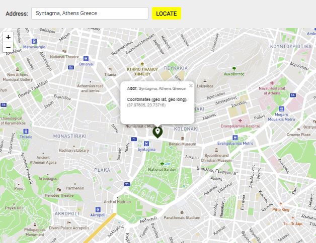 Address locator